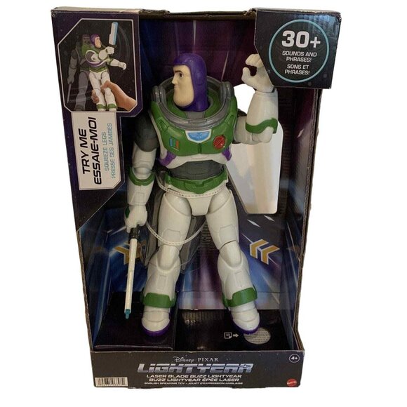 Mattel Other - Disney Pixar Laser Blade Buzz Lightyear Action Figure Toy Damaged Box